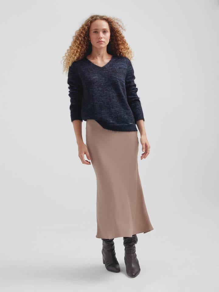 Celine Black Suri Alpaca Sweater