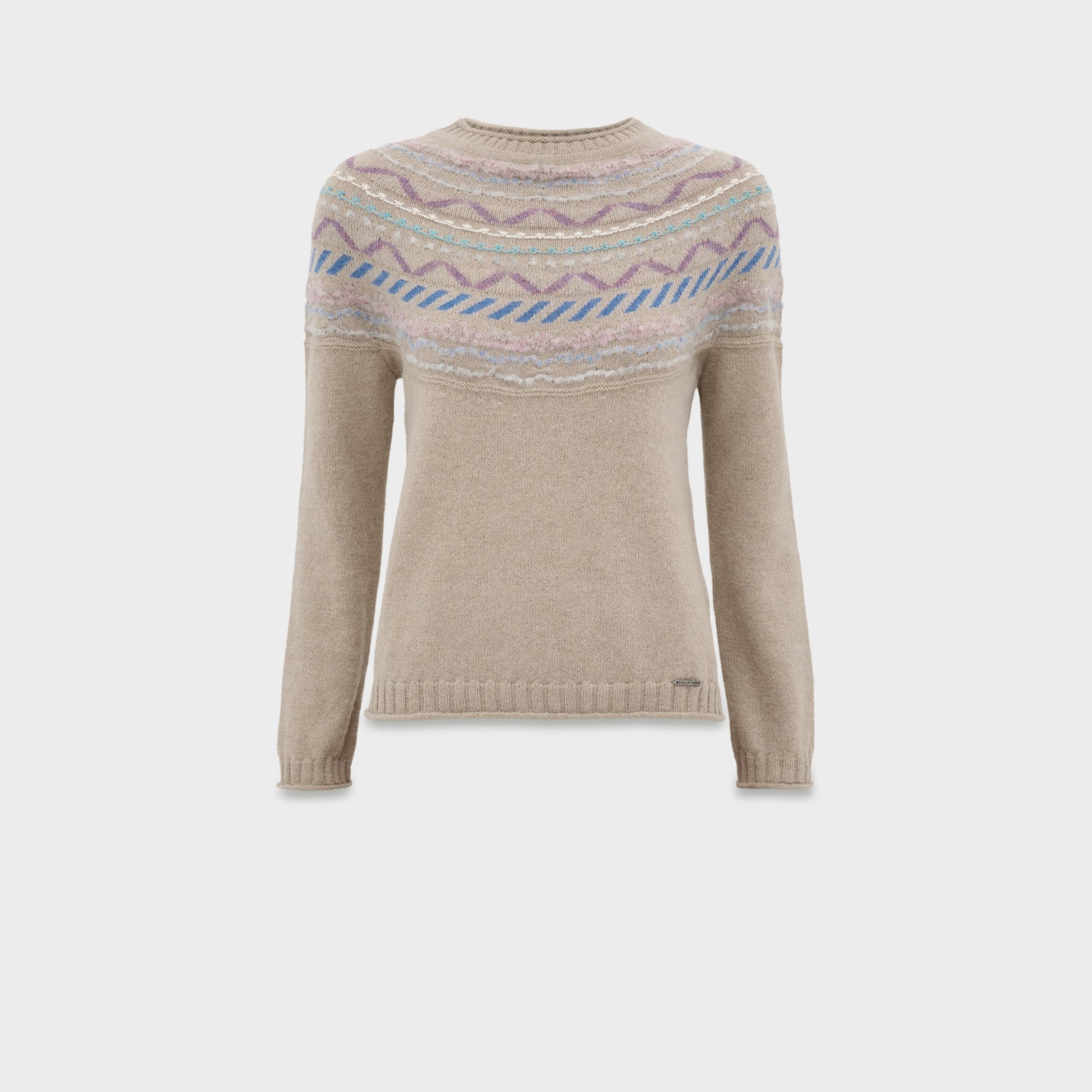 Suéter Camila De Baby Alpaca Color Beige