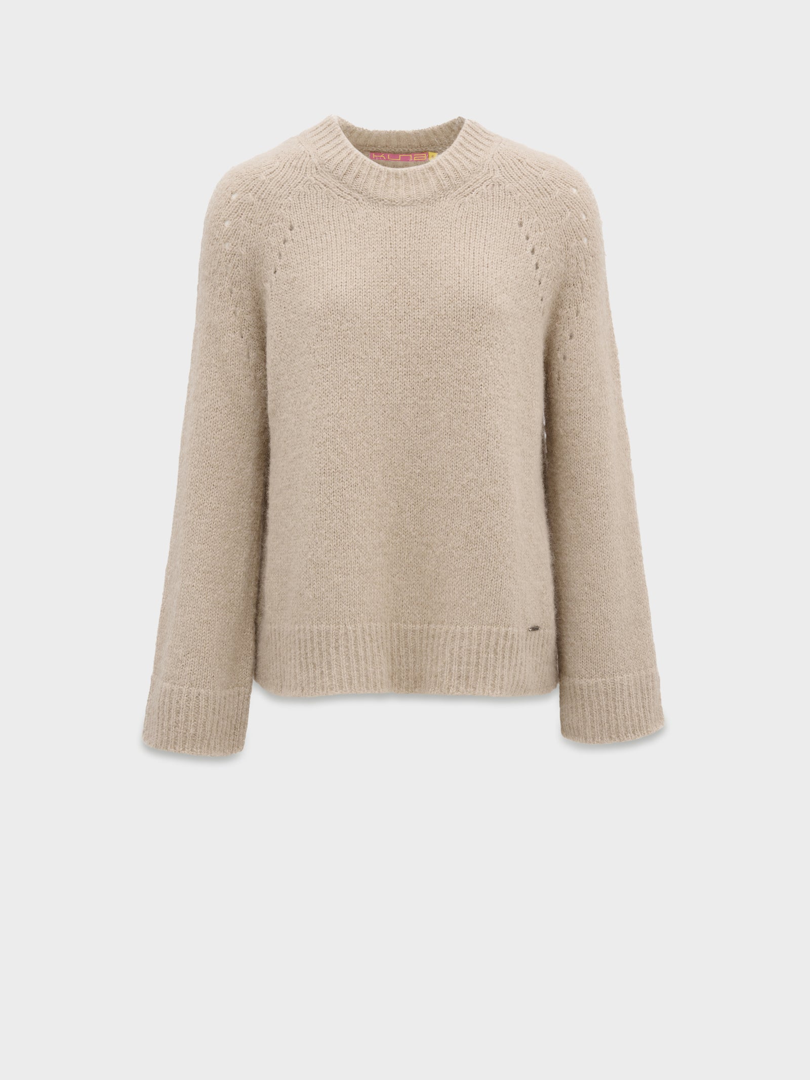 Beige Suri Alpaca Cherry Sweater