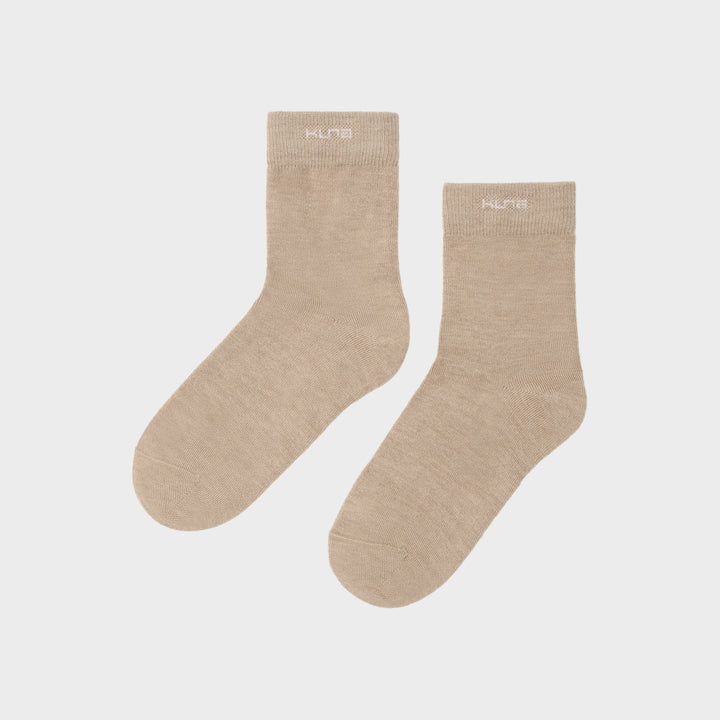 Medias Rigolo De Baby Alpaca Color Beige