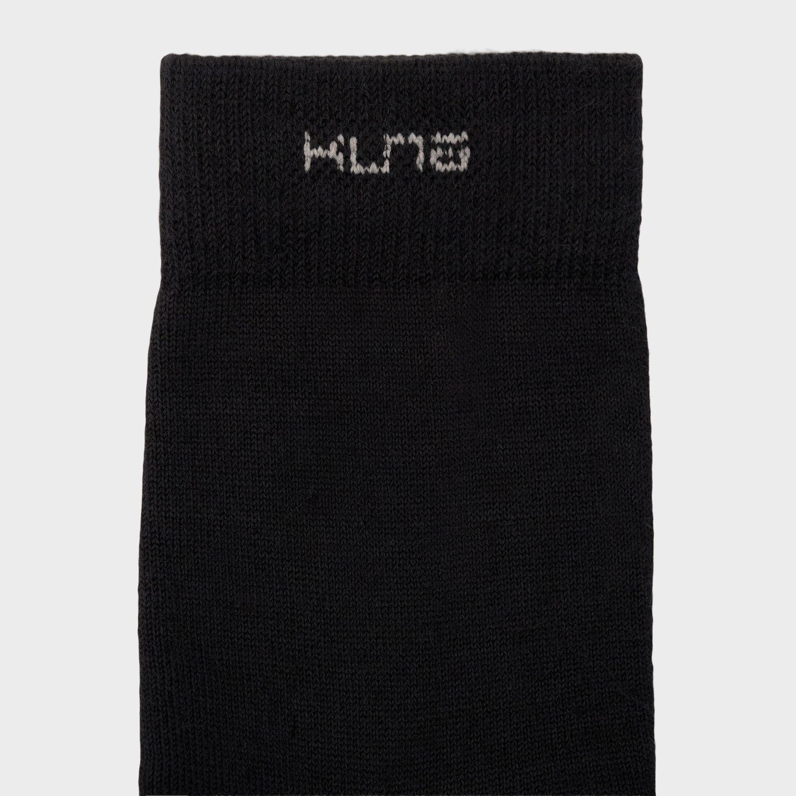 Medias Reto De Baby Alpaca Color Negro