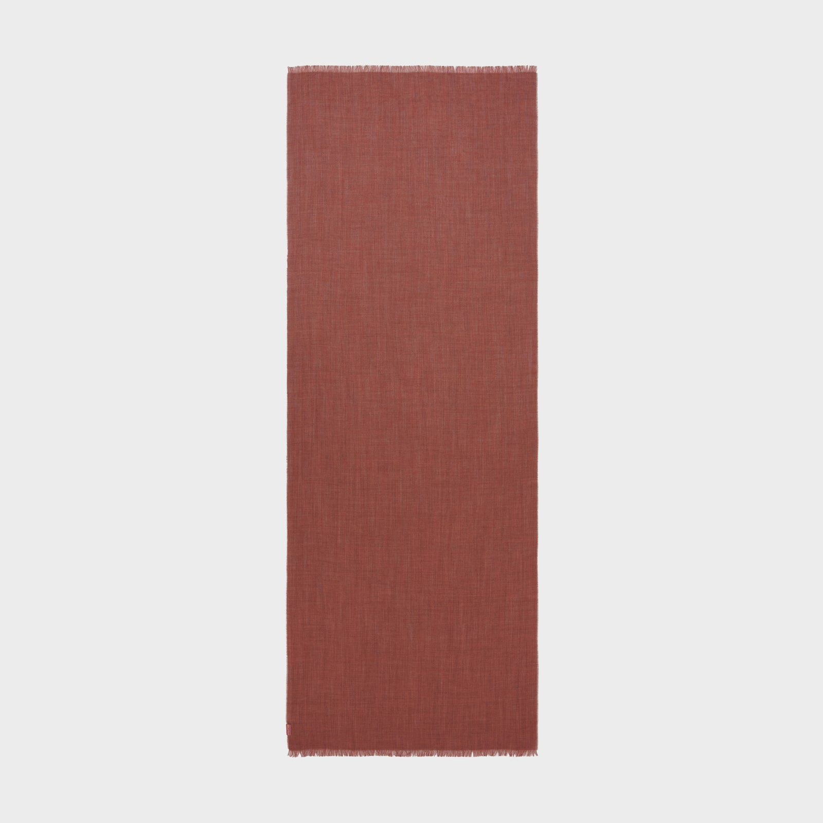 Estola Teaberry De Baby Alpaca Color Naranja