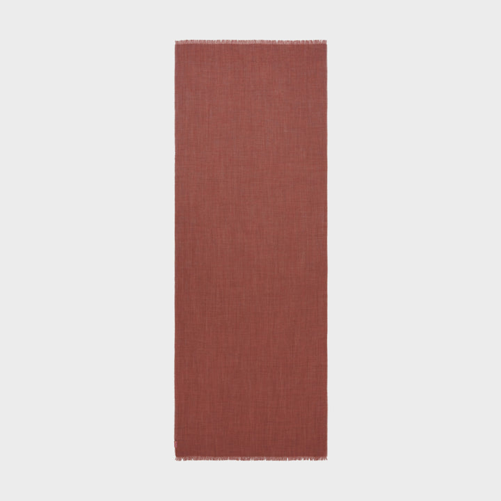 Estola Teaberry De Baby Alpaca Color Naranja