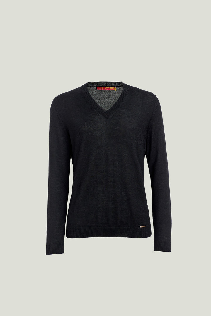 Suéter Alicia De Baby Alpaca Color Negro