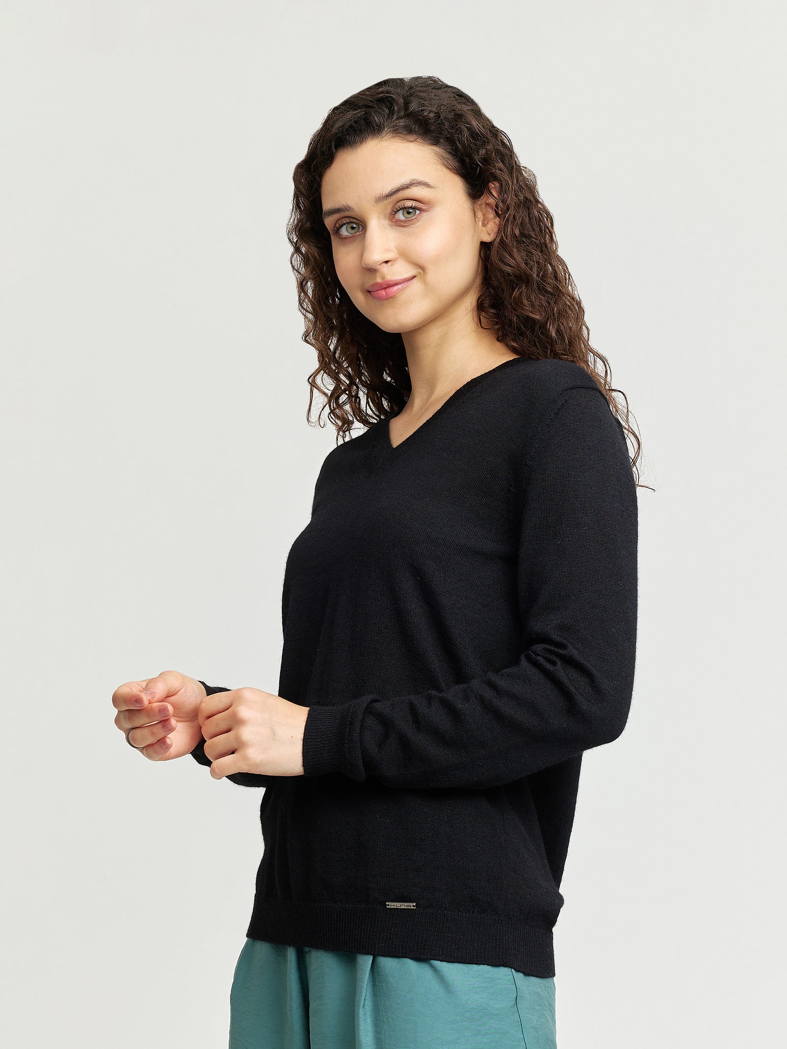 Suéter Alicia De Baby Alpaca Color Negro