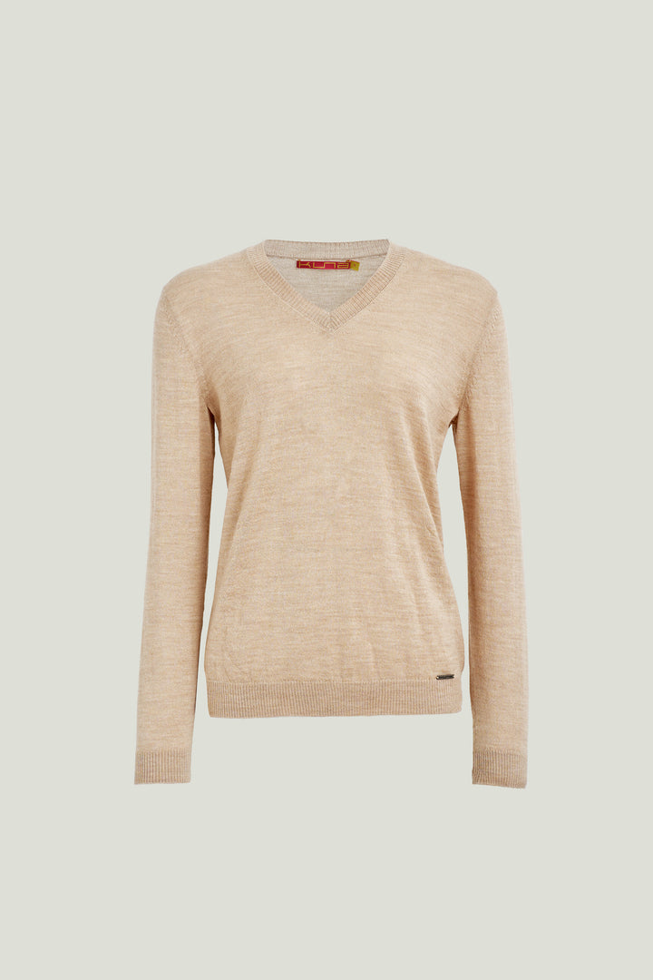 Suéter Alicia De Baby Alpaca Color Beige