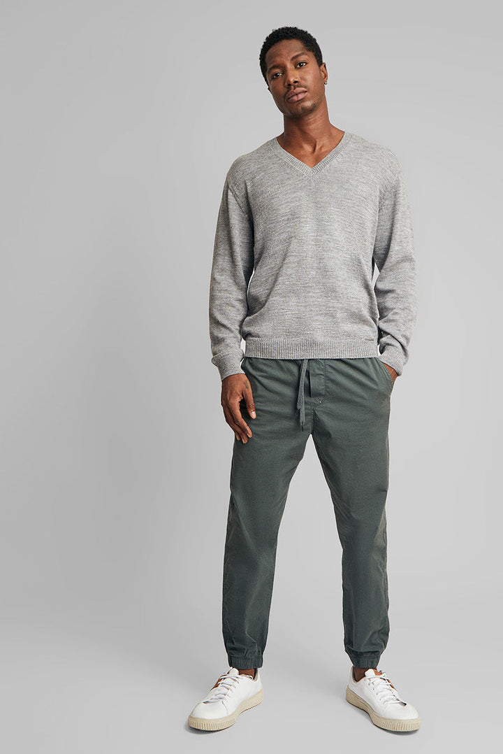 Suéter Alan De Baby Alpaca Color Gris