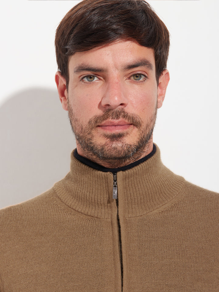 Suéter Albert De Baby Alpaca Color Beige