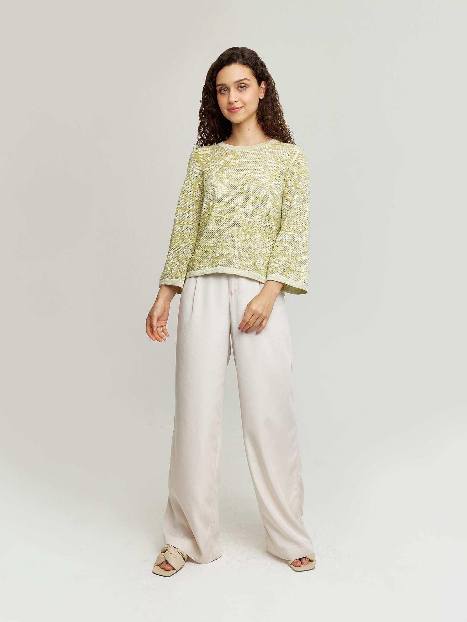 Suéter Wales De Baby Alpaca Color Verde