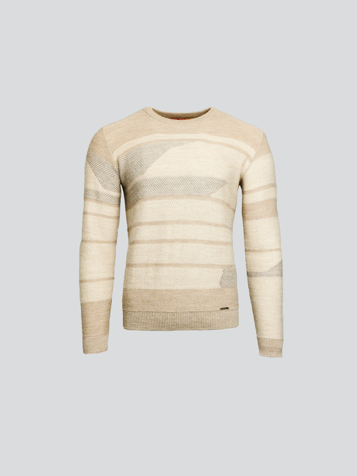 Yackson Beige Baby Alpaca Sweater