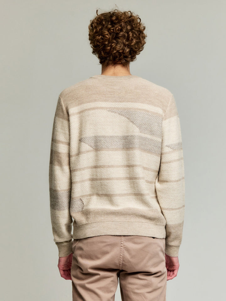 Yackson Beige Baby Alpaca Sweater