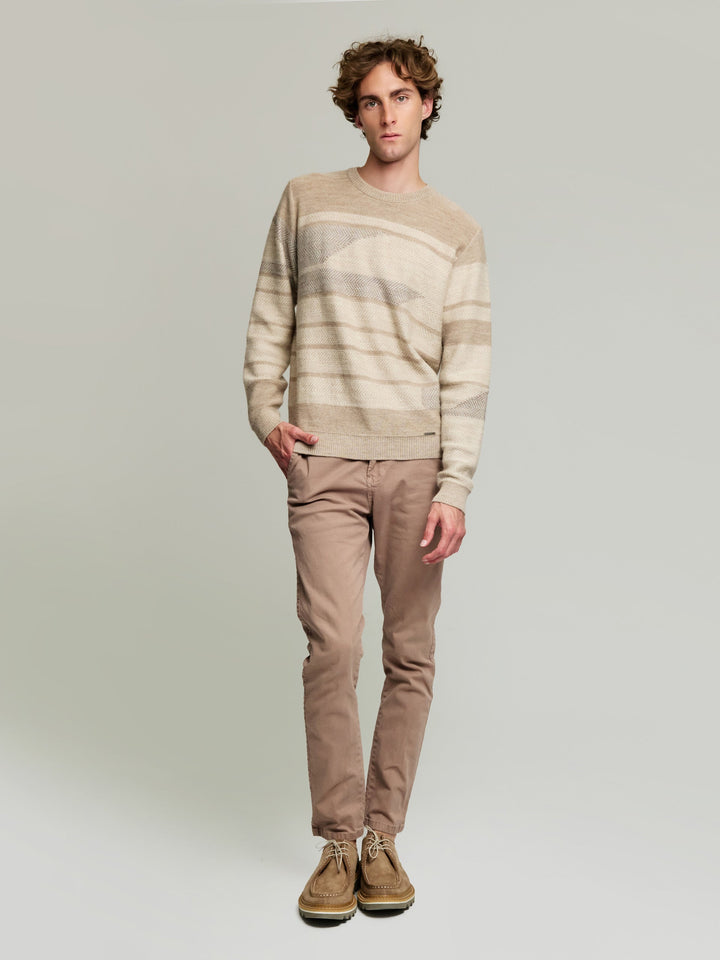 Yackson Beige Baby Alpaca Sweater