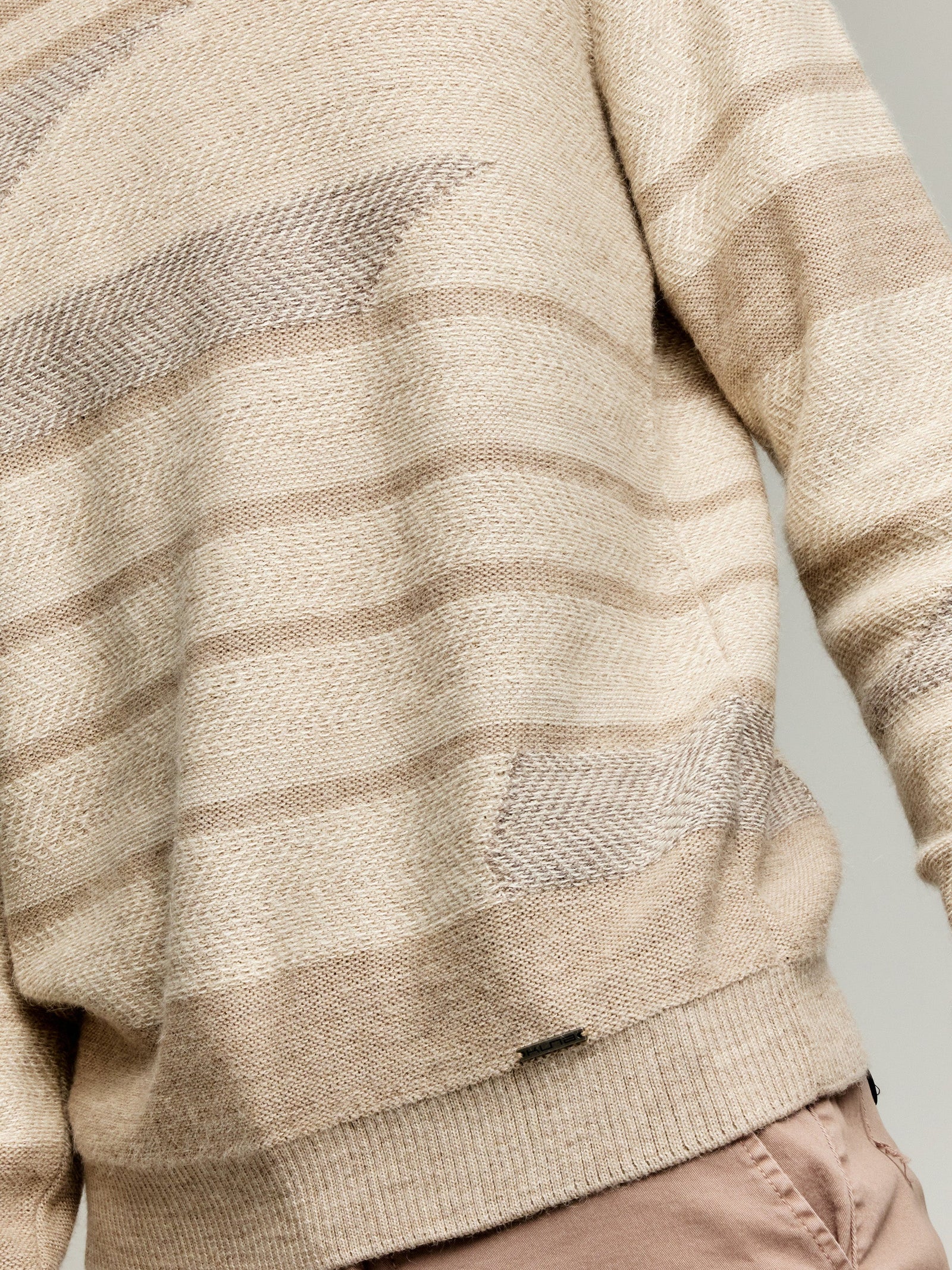 Yackson Beige Baby Alpaca Sweater