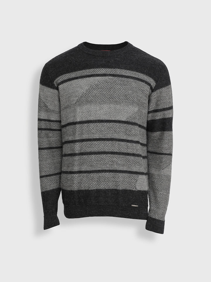 Yackson Grey Baby Alpaca Sweater