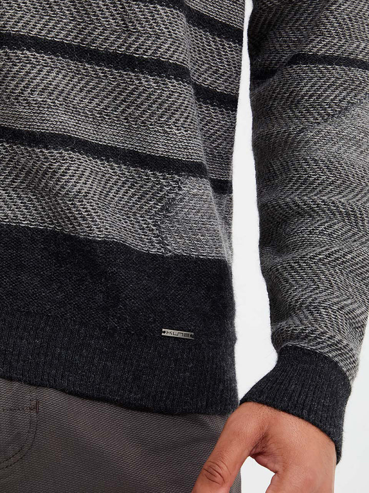 Yackson Grey Baby Alpaca Sweater