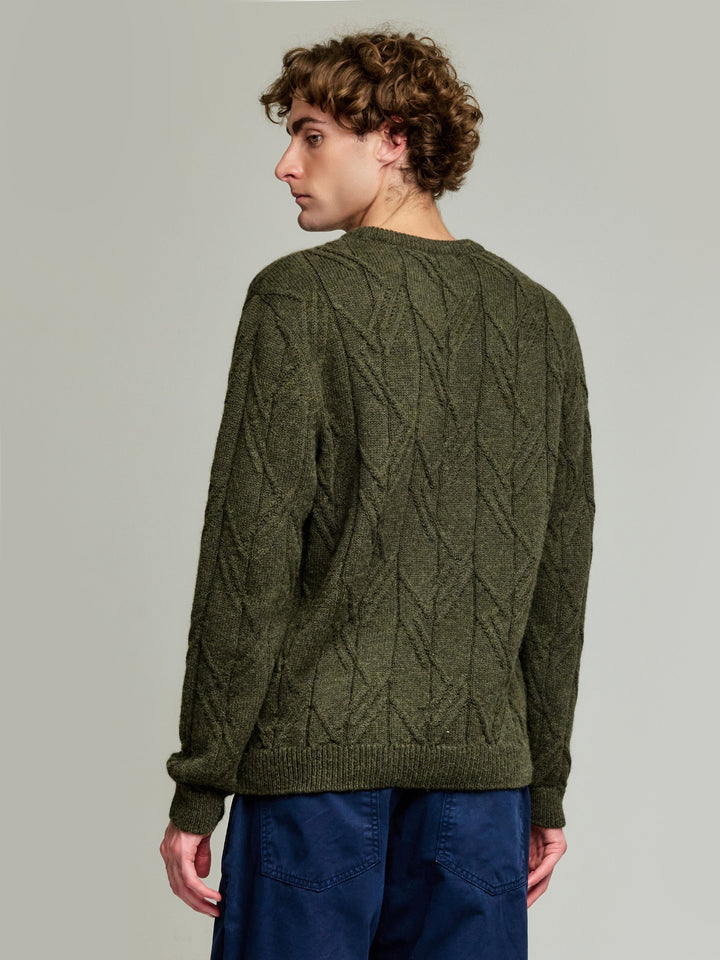 Green Yann Baby Alpaca Sweater