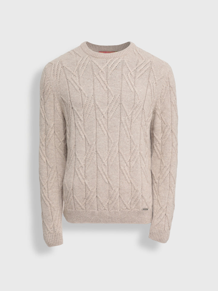 Yann Baby Alpaca Sweater in Beige