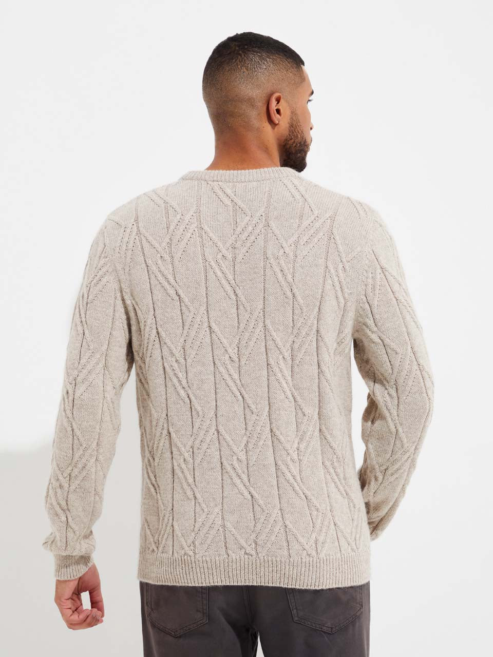 Suéter Yann De Baby Alpaca Color Beige