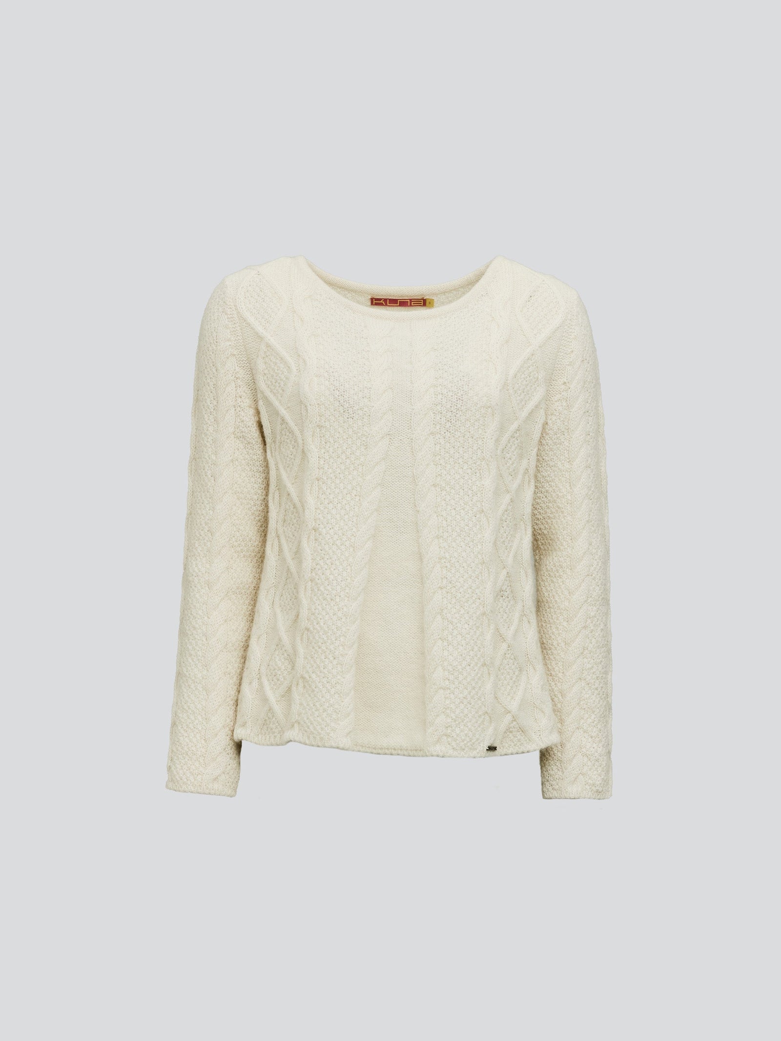 Yseult Ecru Baby Alpaca Sweater