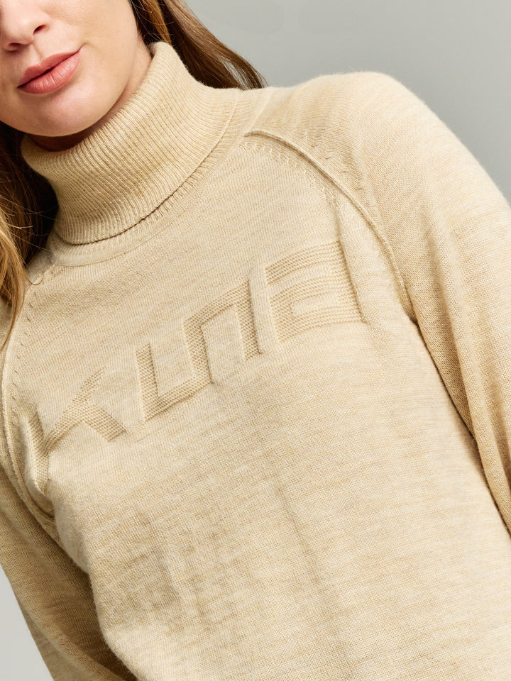 Suéter Yeah De Baby Alpaca Color Beige