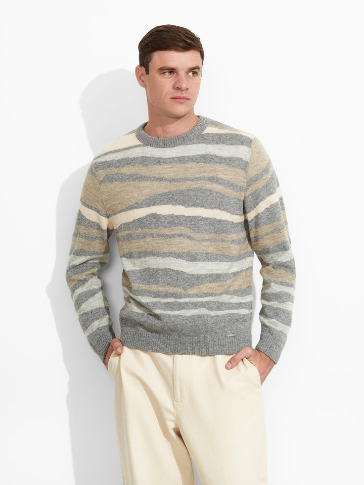 Grey Baby Alpaca Zar Sweater