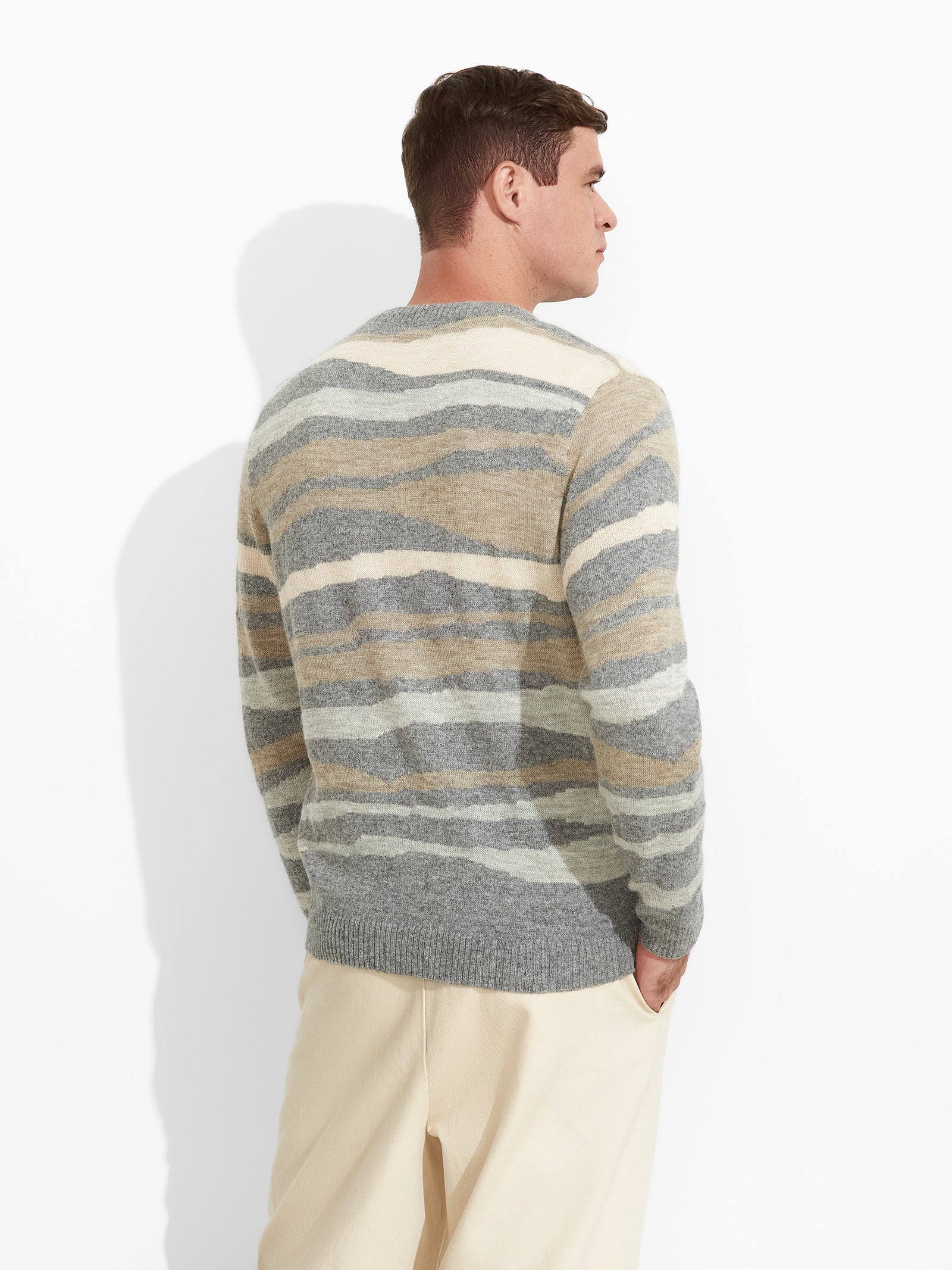 Grey Baby Alpaca Zar Sweater