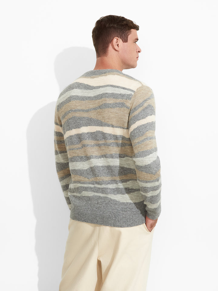 Grey Baby Alpaca Zar Sweater