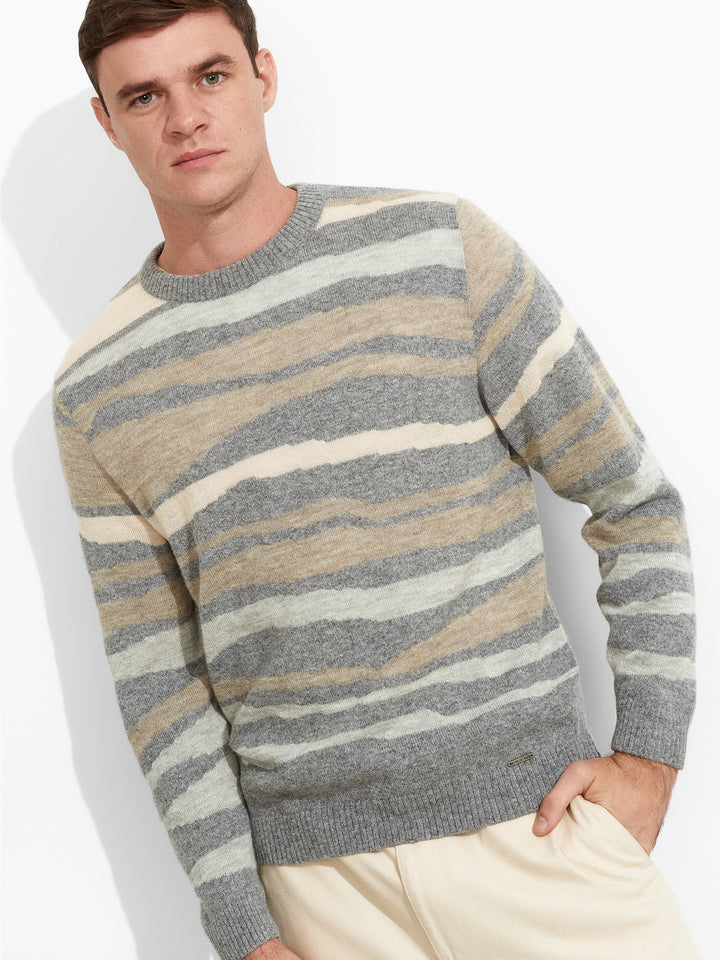 Grey Baby Alpaca Zar Sweater
