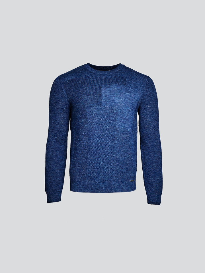 Blue Baby Alpaca Yack Sweater