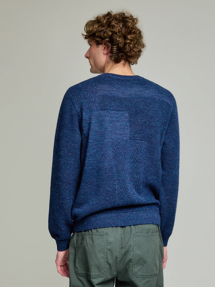 Blue Baby Alpaca Yack Sweater