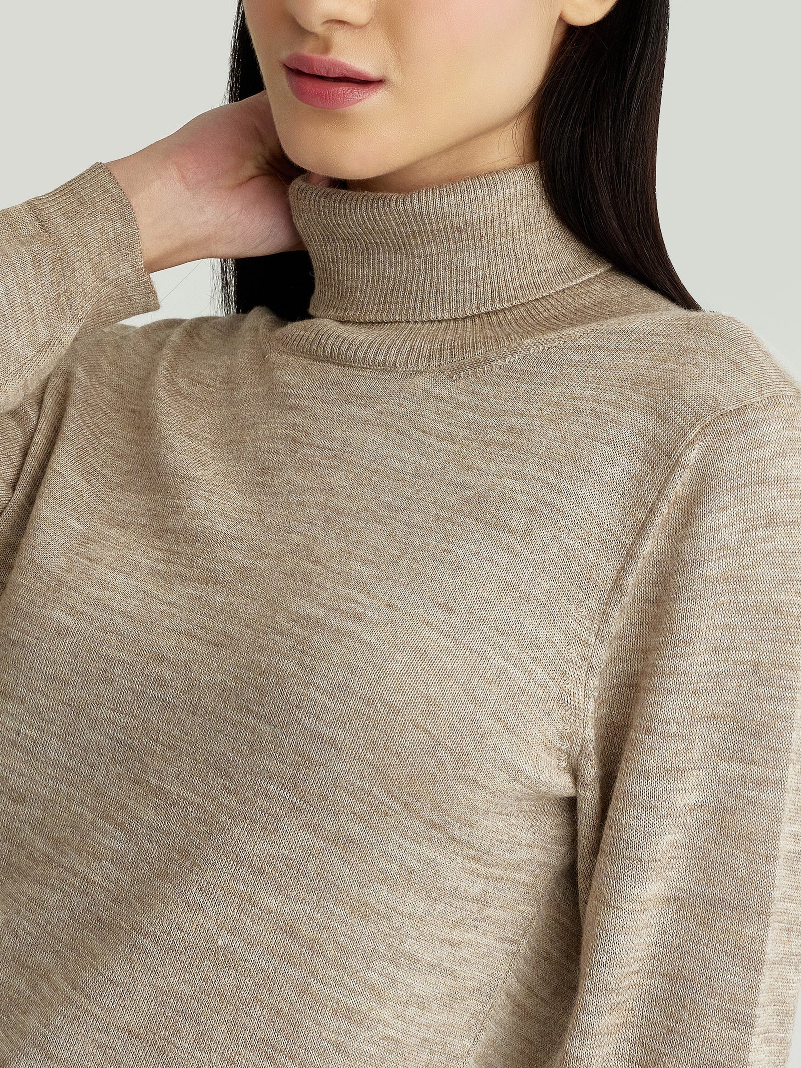 Ysola Baby Alpaca Beige Sweater