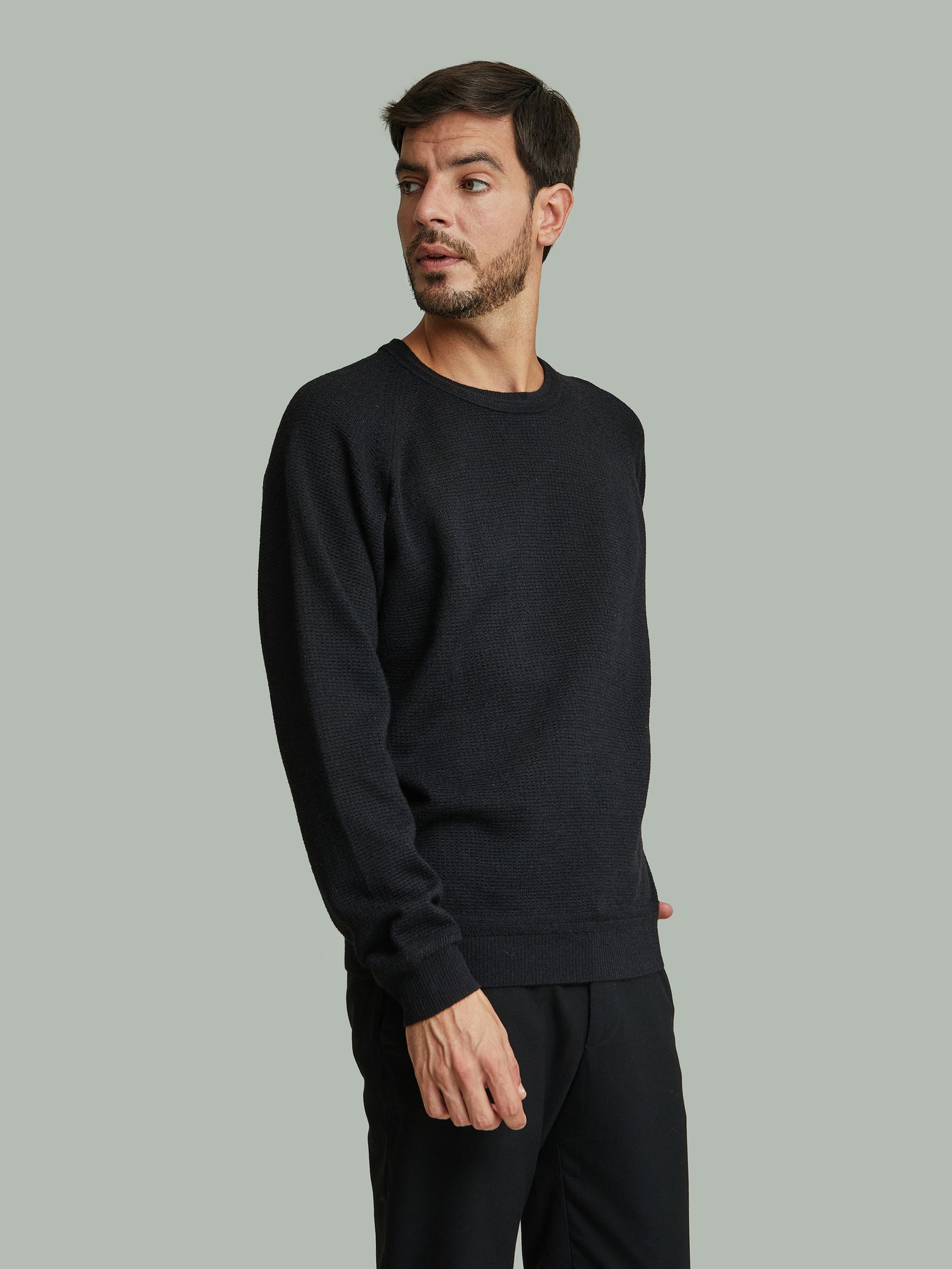 Suéter Baltimore De Baby Alpaca Color Black