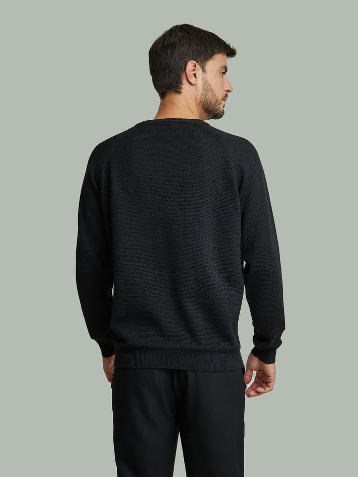 Suéter Baltimore De Baby Alpaca Color Black