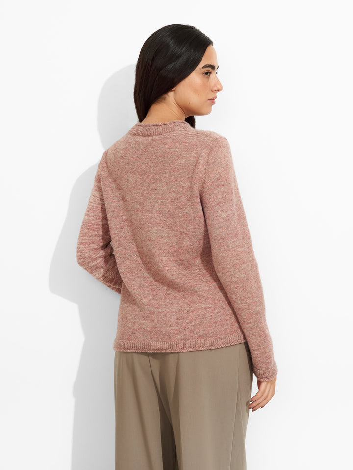Suéter Zoe De Baby Alpaca Color Rosado
