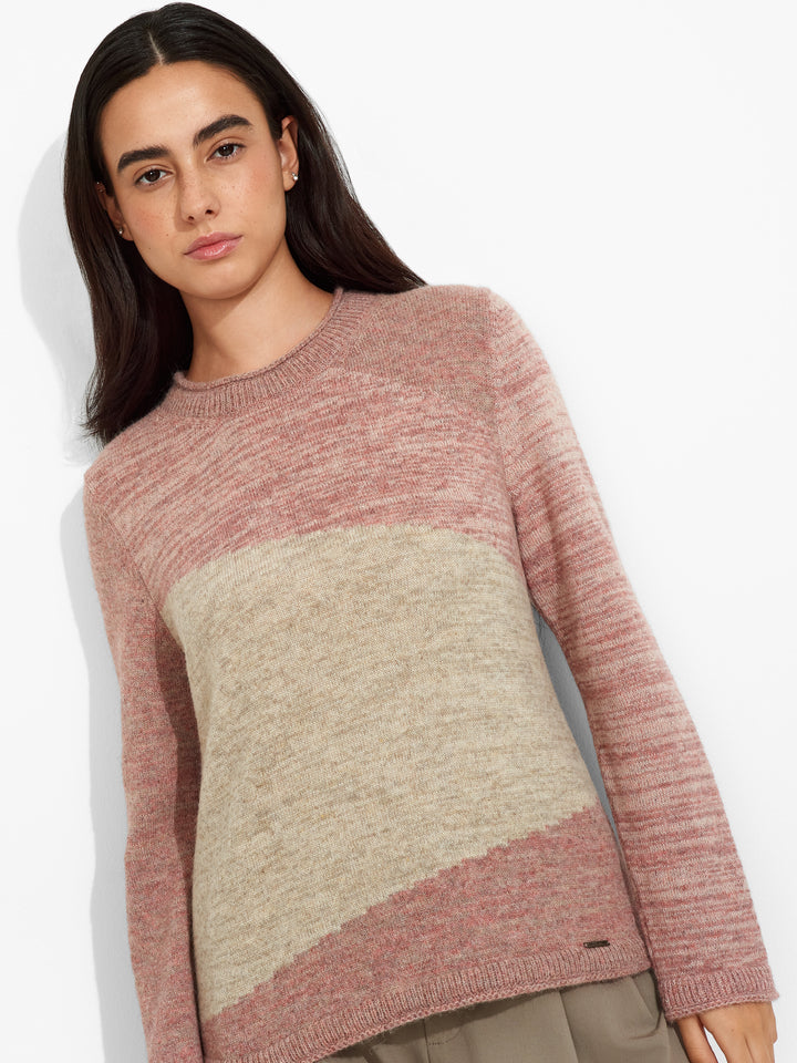 Suéter Zoe De Baby Alpaca Color Rosado