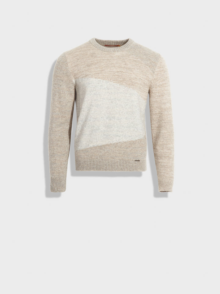 Zoe Baby Alpaca Beige Sweater