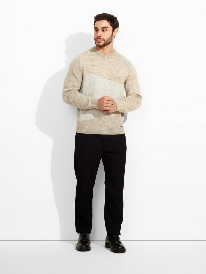Zoe Baby Alpaca Beige Sweater