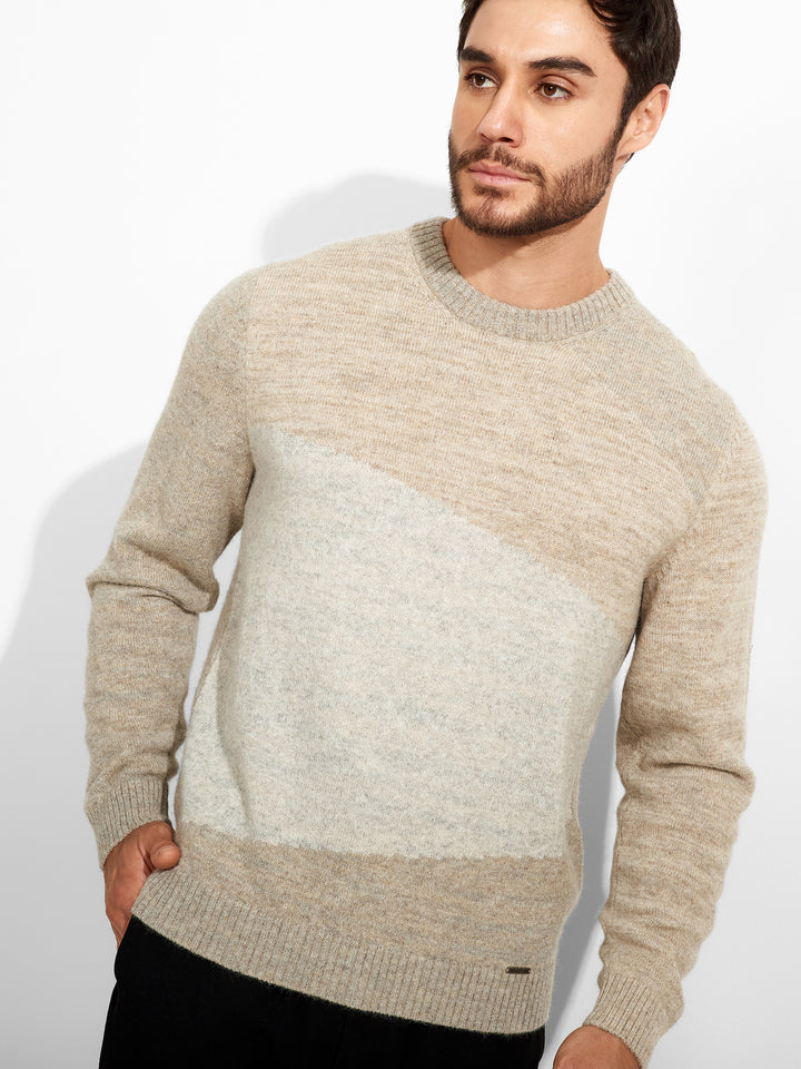Zoe Baby Alpaca Beige Sweater