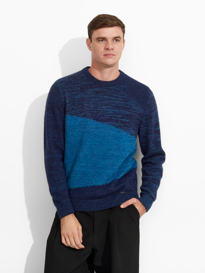 Zoe Baby Alpaca Sweater Blue