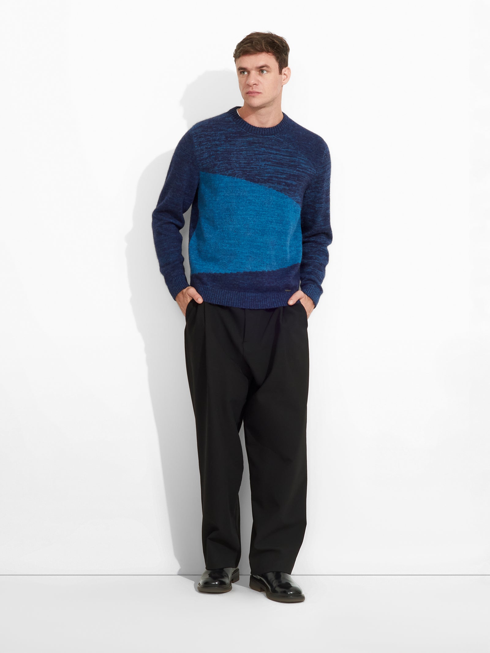 Suéter Zoe De Baby Alpaca Color Azul