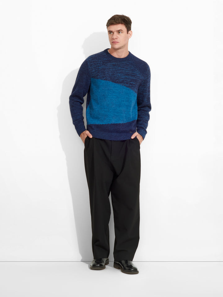 Zoe Baby Alpaca Sweater Blue
