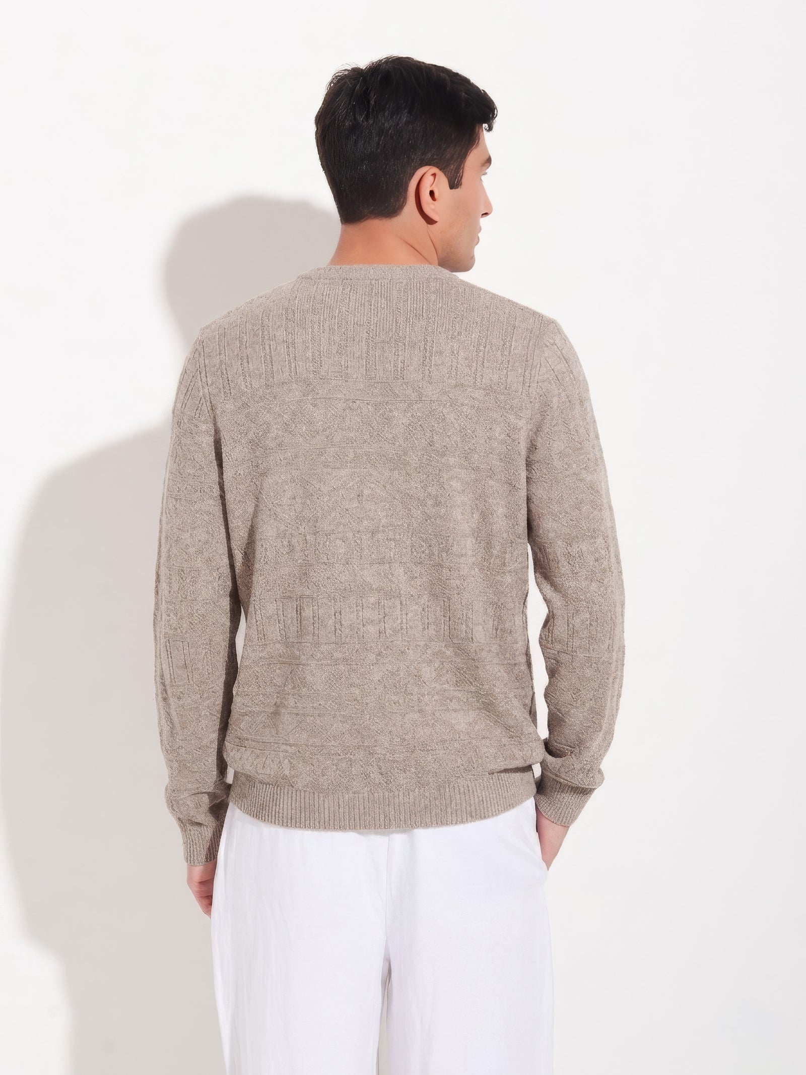 Zoom Baby Alpaca Sweater in Yellow