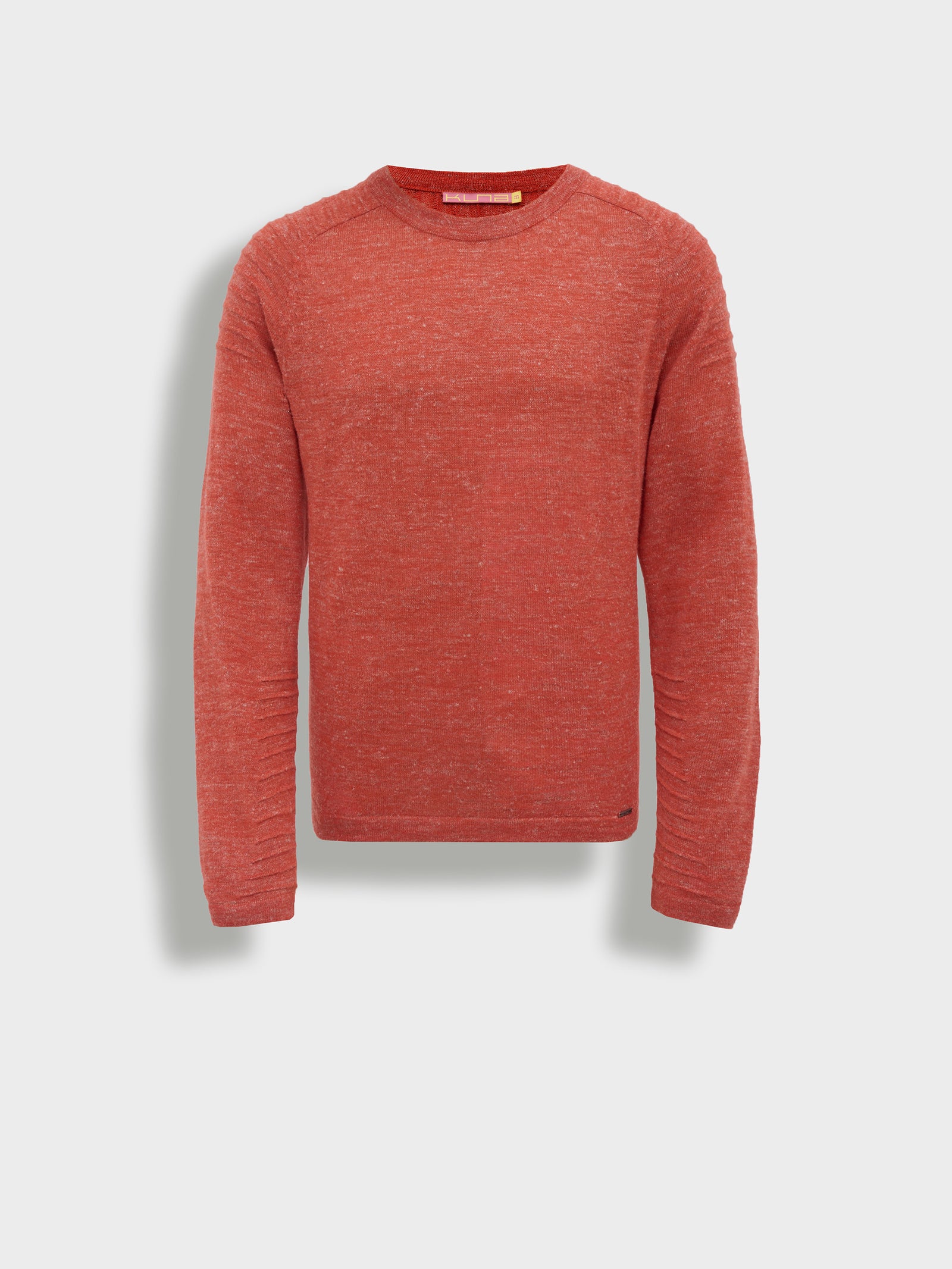 Suéter Zwei  De Baby Alpaca Color Naranja