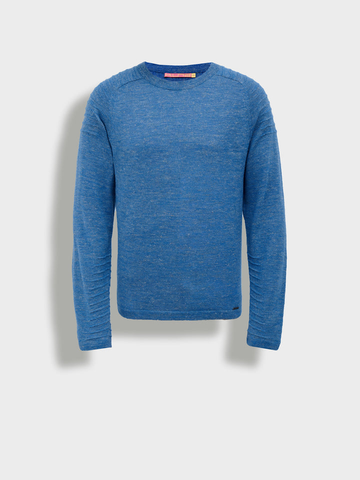 Zwei Baby Alpaca Sweater Blue