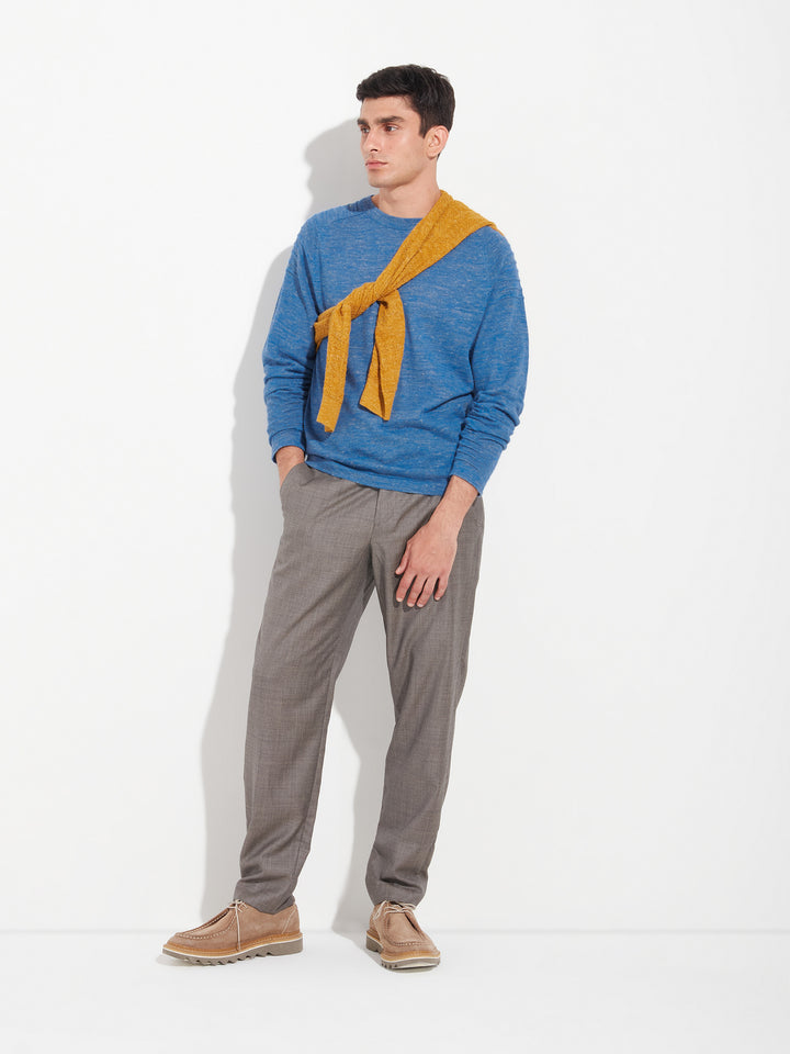 Zwei Baby Alpaca Sweater Blue