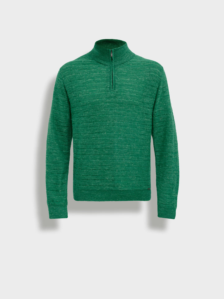 Zamir Baby Alpaca Sweater Green