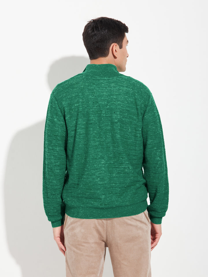 Zamir Baby Alpaca Sweater Green