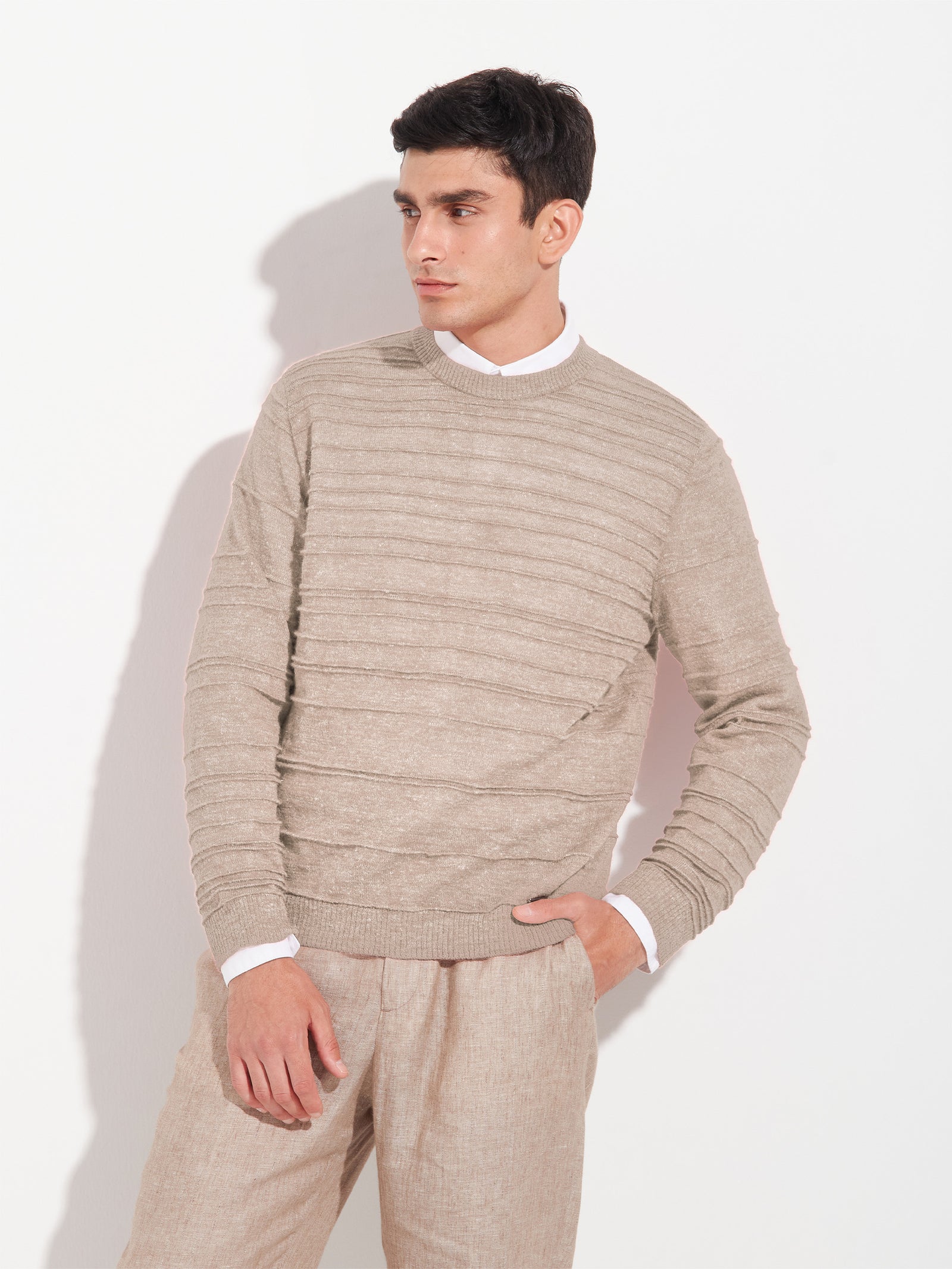 Zidane Sweater - Red Baby Alpaca