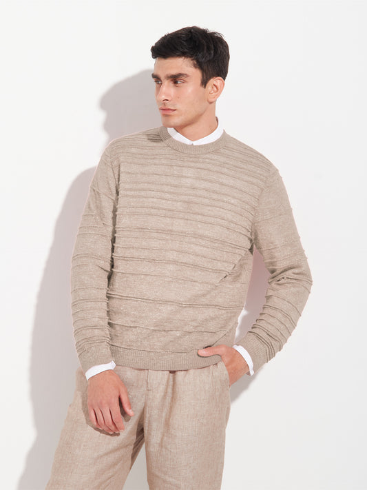 Suéter Zidane  De Baby Alpaca Color Rojo