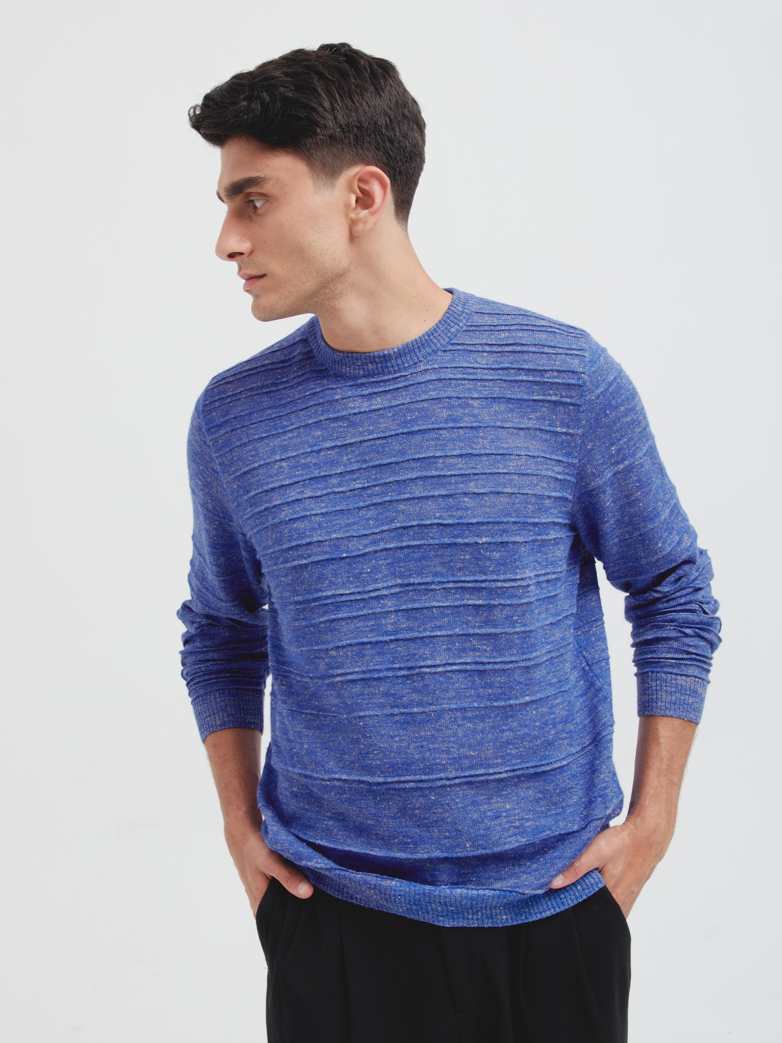 Purple Baby Alpaca Zidane Sweater